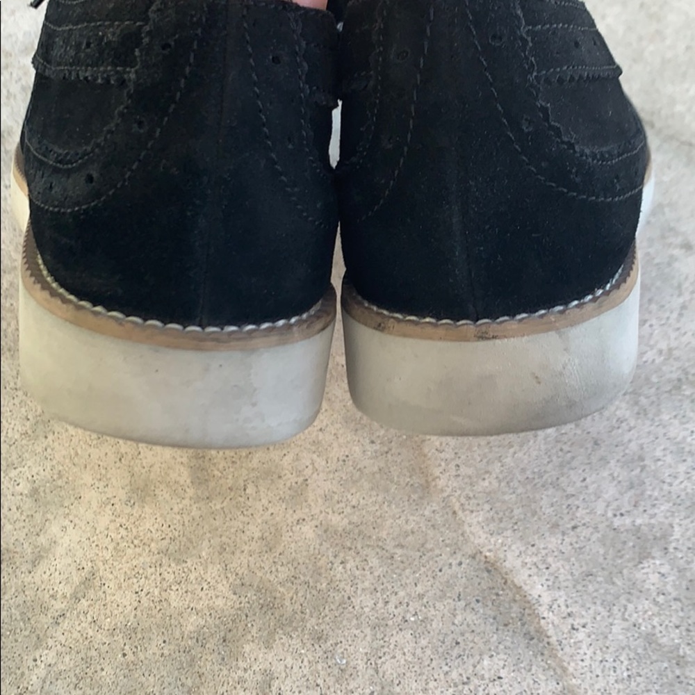 💚Steve Madden Black Maarku Oxford Wingtip Size 10 - Picture 6 of 9